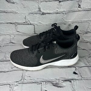 Nike Flex Experience Run 10 Women’s Black Knit and White Athletic Sneakers